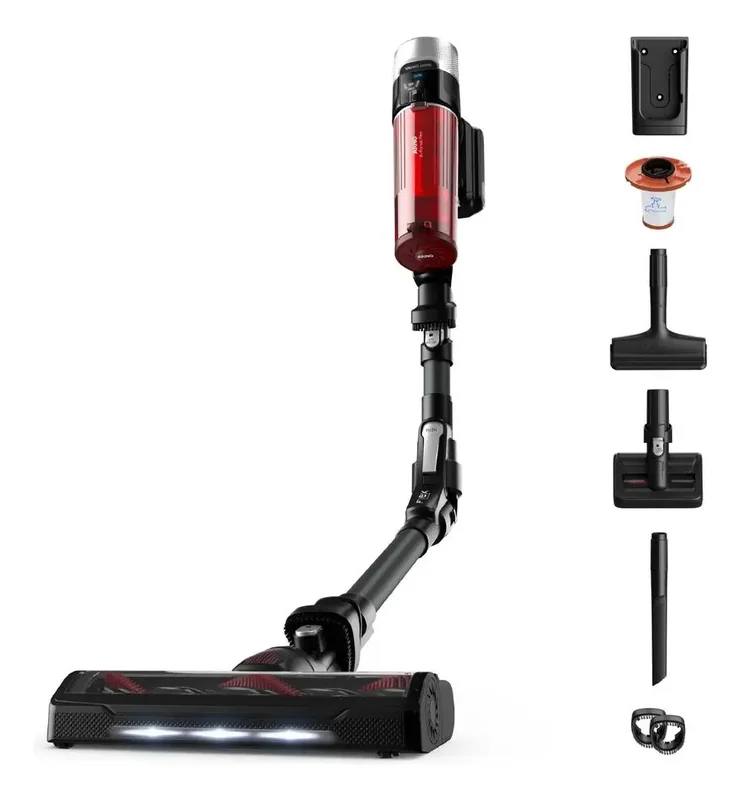 Aspirador de Pó Versatil Sem Fio Arno X-FORCE FLEX 9.60 com Tubo Flexível, Ajuste Automático de Sucção e 7 Acessórios, RH20, Bivolt