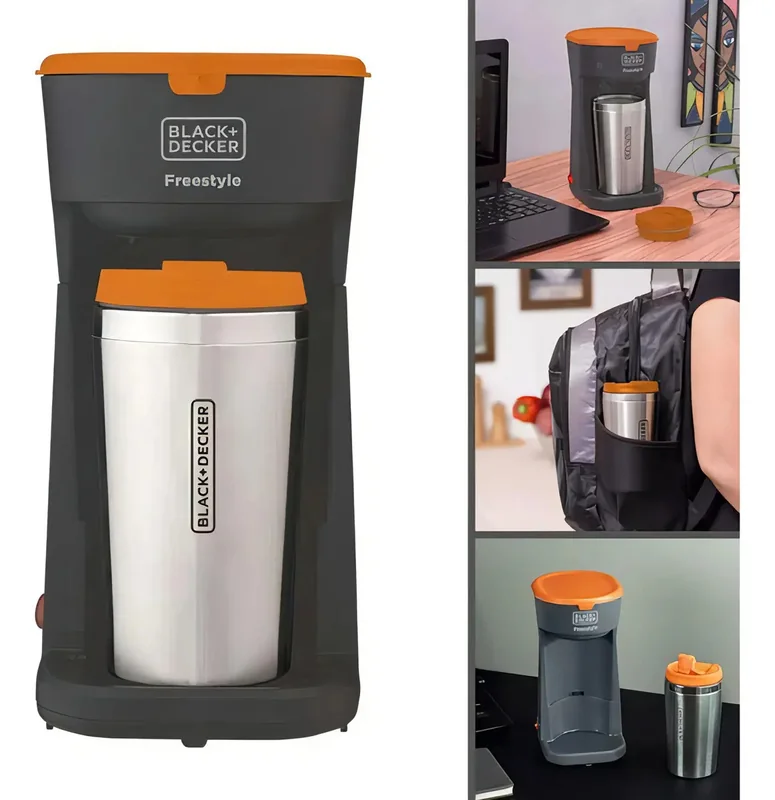 BLACK+DECKER Cafeteira Individual, Freestyle, Prática e Compacta, Modelo CM01, 110V