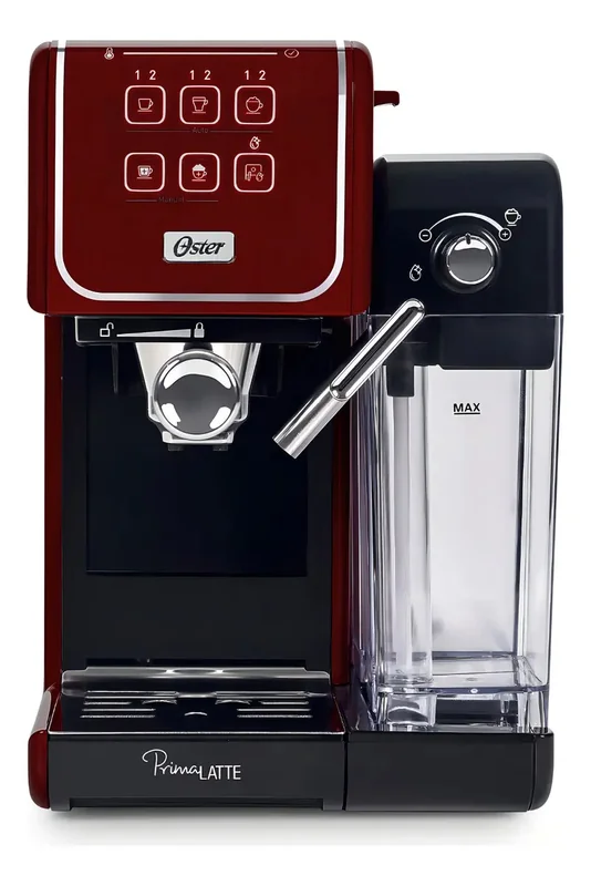 Cafeteira Espresso Oster PrimaLatte Touch Red 1,5 Litros