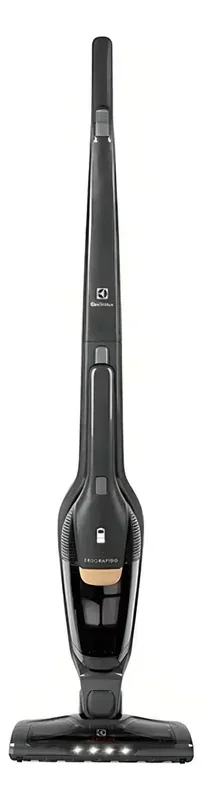 Electrolux Aspirador de Pó vertical bateria ergorapido 2 em 1 luz frontal LED 30 min luz frontal LED limpeza facil da escova rotativa 2 velocidades capacidade 420Ml ERG24N Bivolt