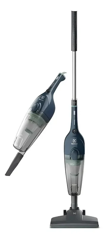Electrolux Aspirador pó vertical com fio portátil de mão 2 em 1 potente 1450W cabo 5m capacidade 1,6L filtro HEPA STK14 Azul Denim 110V STK