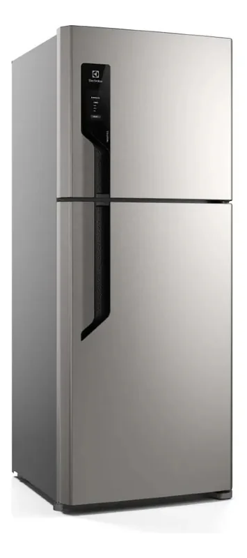 Geladeira Electrolux Frost Free 431L Efficient AutoSense Duplex Inox Look (TF70S) 127V