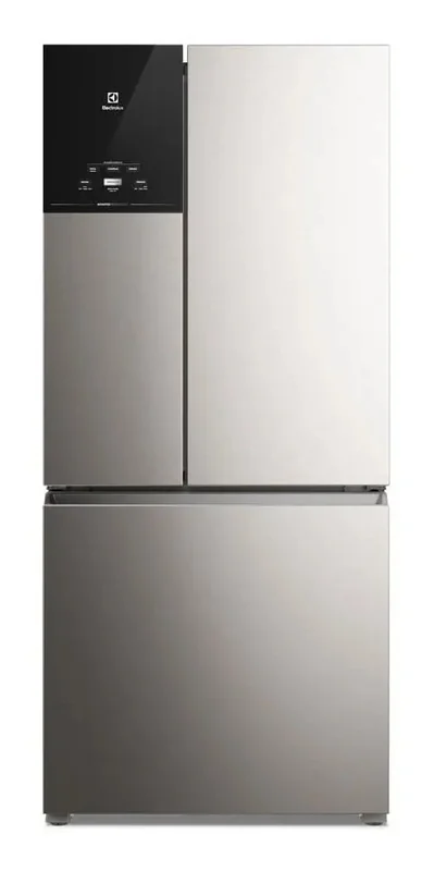 Geladeira Electrolux Frost Free Inverter 590L AutoSense 3 Portas Cor Inox Look (IM8S) 590 litros
