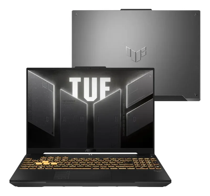 Notebook ASUS TUF Gaming F16 FX607VU RTX4050 Intel Core 5 210H 16Gb Ram 512Gb SSD Windows 11 Tela Nível IPS 16" LED 144Hz Gray - RL053W