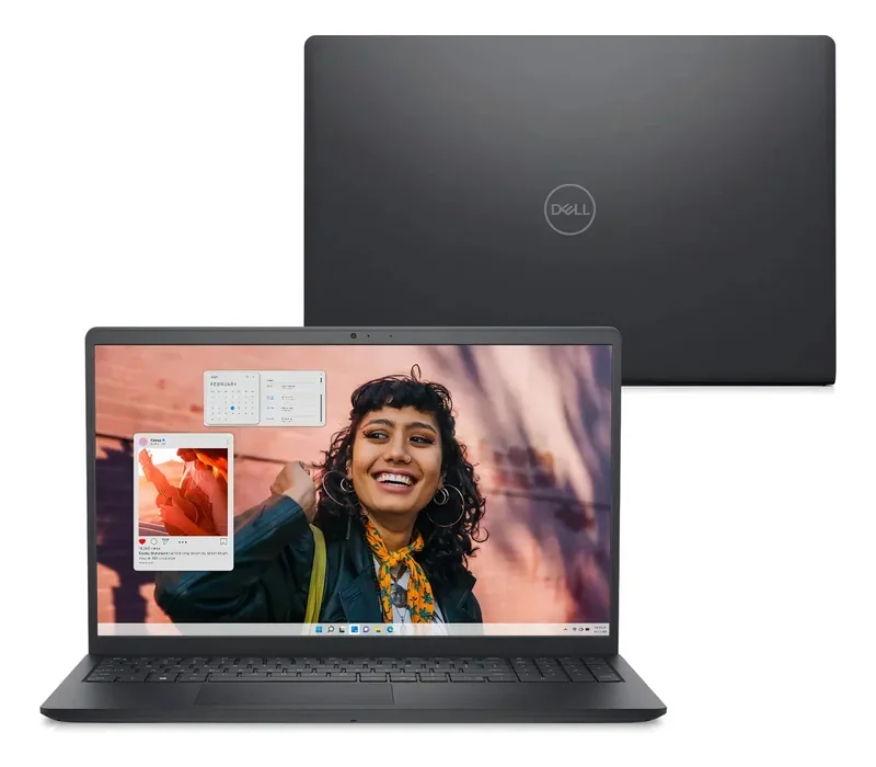 Notebook Dell Inspiron I15-I1300-A30P 15.6" Full HD 13ª Gen Intel Core i5 8GB 512GB SSD Win 11 Preto Carbono