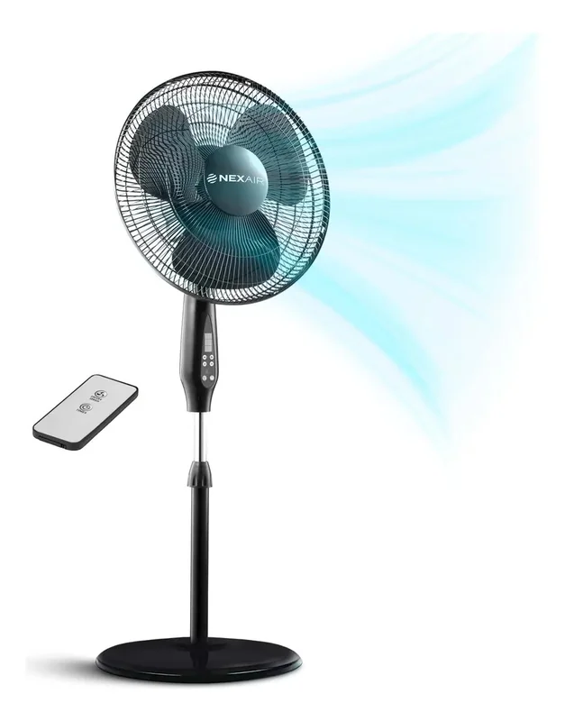Ventilador de Coluna Mallory Max Control Com Controle Remoto 140W, Silencioso, Com Hélice de15 pás, Grade Especial em Sistema TS, Máxima Vazão e Mínimo Ruído - PR-GR - 220V